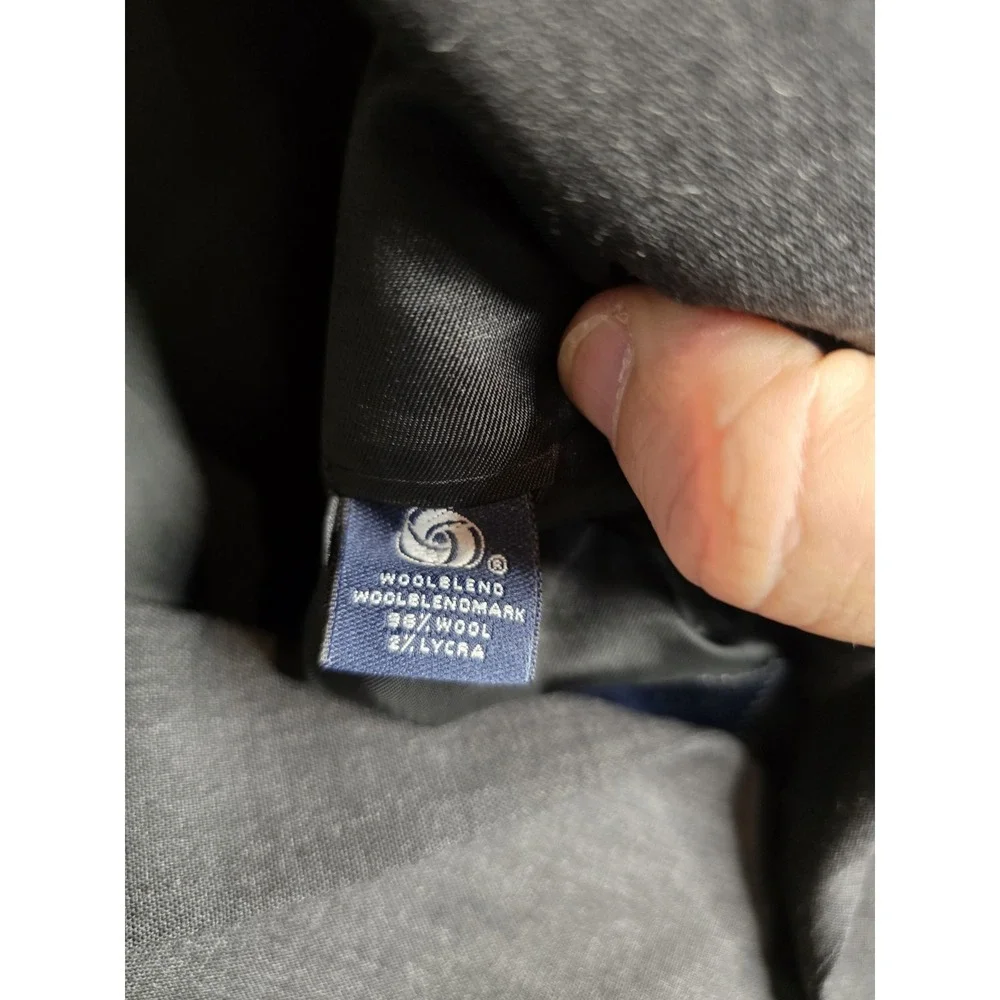 Brooks Brothers Brooksease Men's Blazer Size 40 Regular 3 Button‎ Black Wool